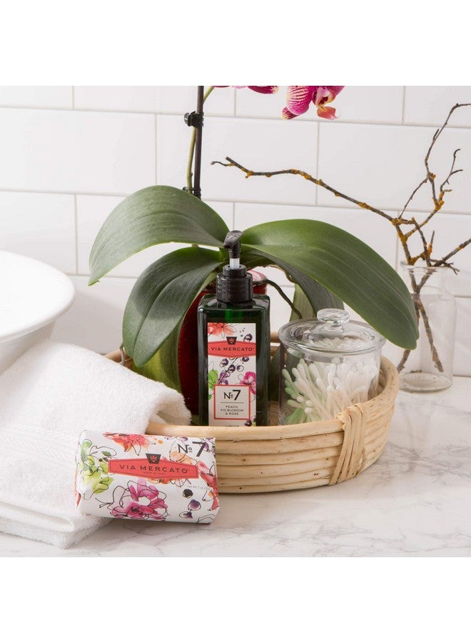 Via Mercato Italian Soap Bar (200 G) No. 7 Peach Fig Blossom & Rose  - Image 5