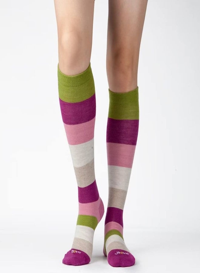 ja vie Ultra Comfy 75% Merino Wool Graduated Compression Socks for Women & Men (15-20mmHg) - Image 3