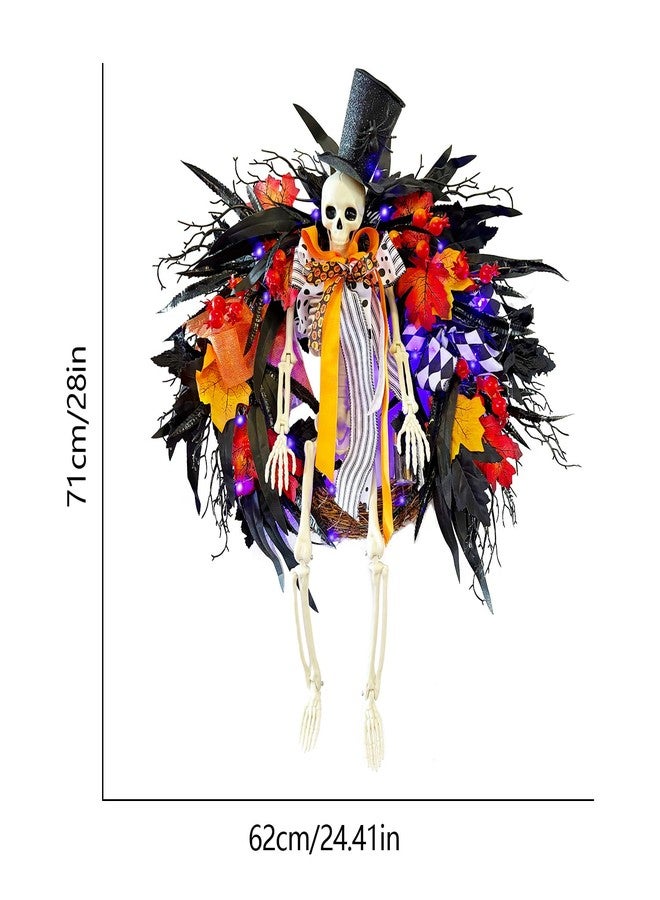 HipTree 26 Inch Halloween Wreath for Front Door - Image 3