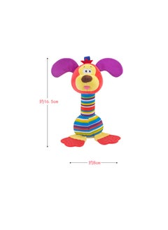 OCTOBER Baby Animal Rattle Toy Multifunctional Plush Rattle Bed Bell Toy (Elephant)  - Image 2