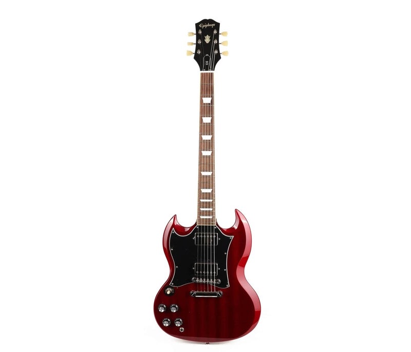 Epiphone EISSBLCHNH1 SG Standard Left Handed Electric Guitar - Cherry - Image 1