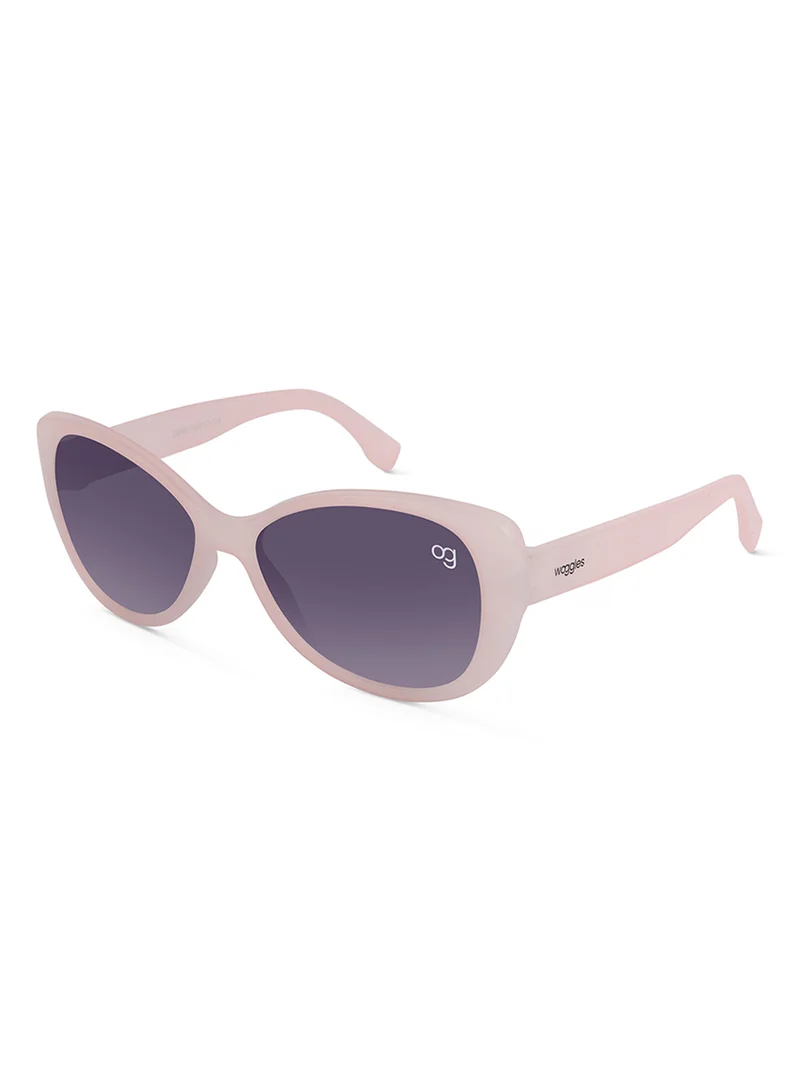 Woggles Skyray Light Pink Aviator Kids Sunglasses