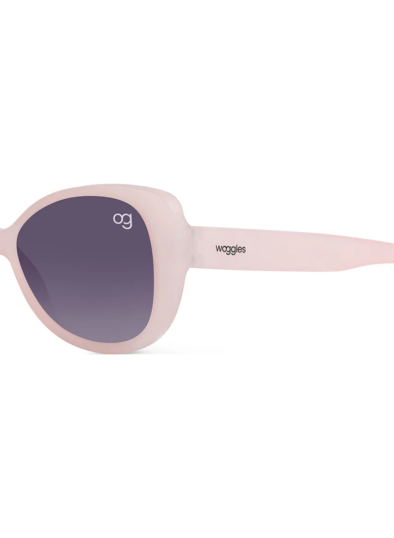 Woggles Skyray Light Pink Aviator Kids Sunglasses