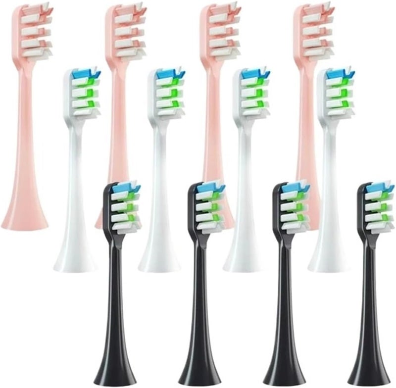 Replacement Brush Heads， Compatible for X3 X5 V1 X3U 5-10pcs Bristle Electric Toothbrush Sealed Packed(5pink) - Image 2