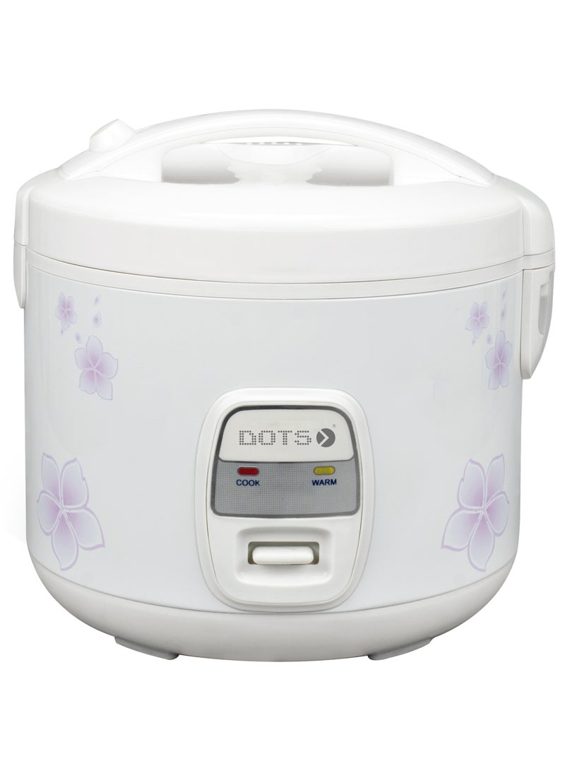 دوتس طباخ أرز بالبخار , سعة 1.5 لتر , 500واط , أبيض, RCD-105W - Image 1