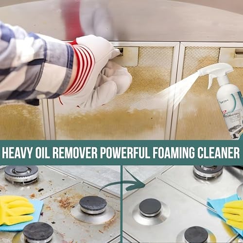 DS CARE Multipurpose Kitchen Cleaner, Heavy-Duty Degreaser Spray for Removing Grease, Soot and Residue, Non-Toxic Formula, Safe for All Surfaces, 500 ml by UNIDSC - Image 5