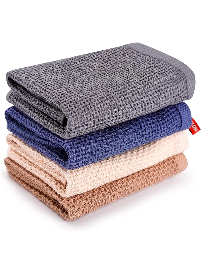 Zaboon Cotton Cleaning Ragsreusable Cleaning Cloths For Washing & Drying Dishes Kitchen Dish Cleaning Towels For Housekeeping Cars Counters Refrigerator - Image 1