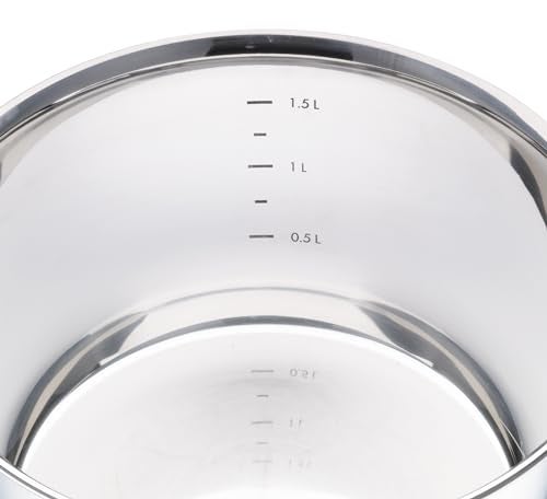 Küchenprofi Stainless Steel Saucepan with Clad Bottom, 1.5 Liters - Image 3