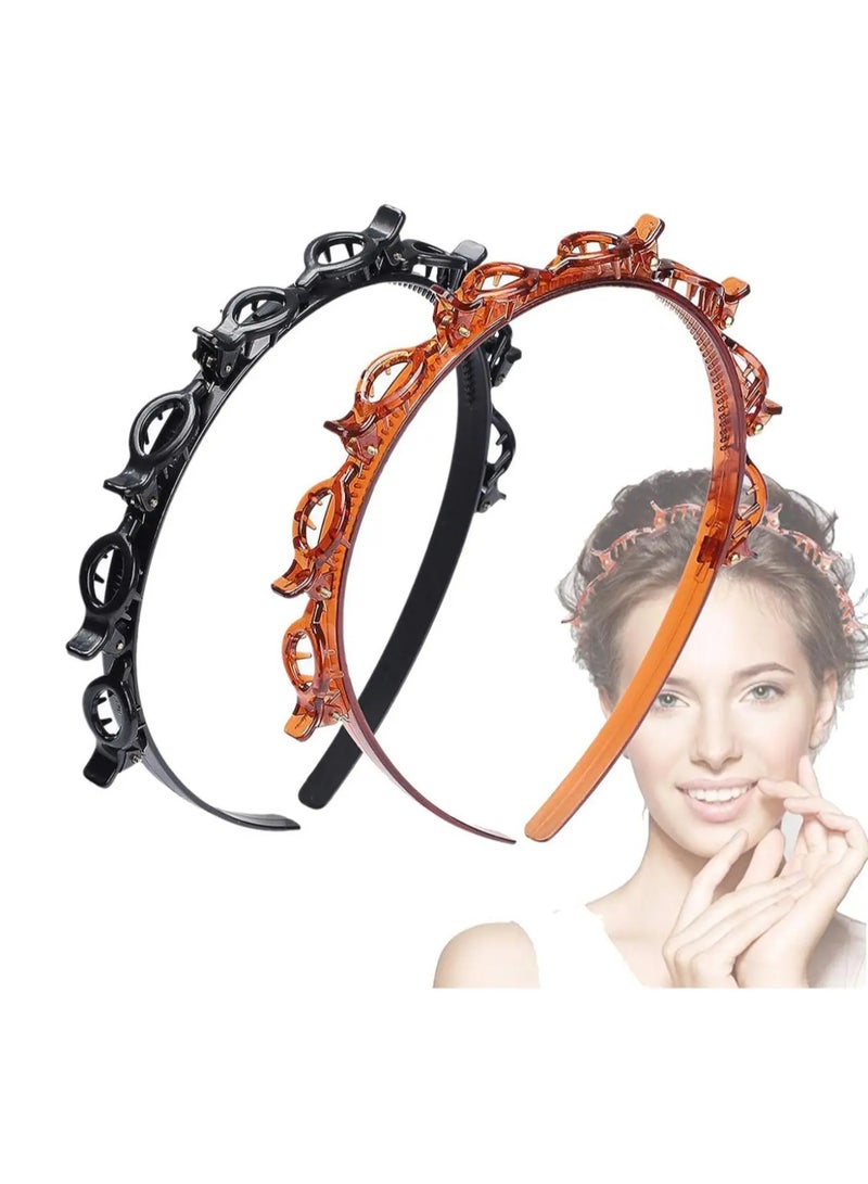 Cute Hair Clip Decor Hairband , Novelty Multifunction Hair Hoop with Clips, Fashionable Hair Accessories for Women, Minimalist Headwear, Trendy Hair Hoop,mothers day gift ,mothers day gift ideas - Image 5