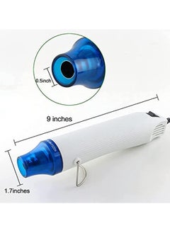 Alruht Mini Hot Air Gun, Portable Heat Shrink Gun for Embossing Wrapping Paint Drying Crafts Electronics DIY  - Image 3