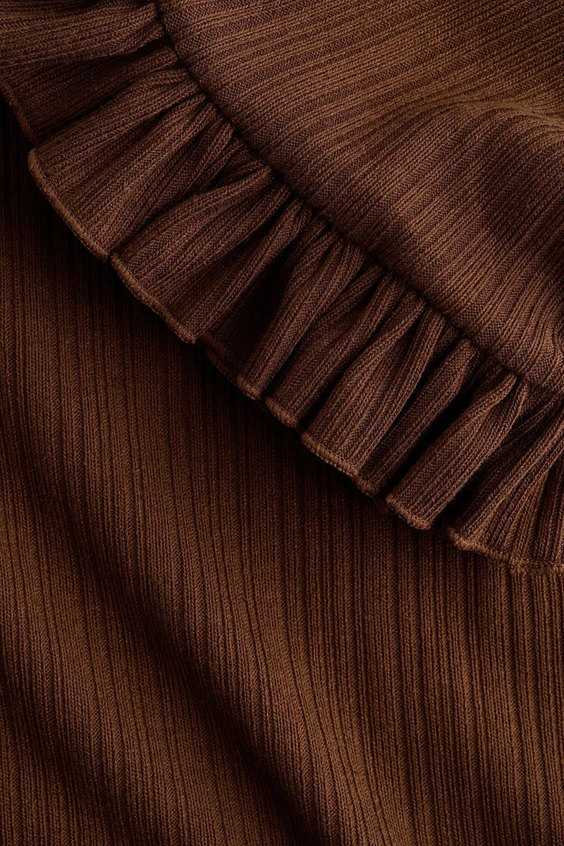 H&M Long rib-knit top