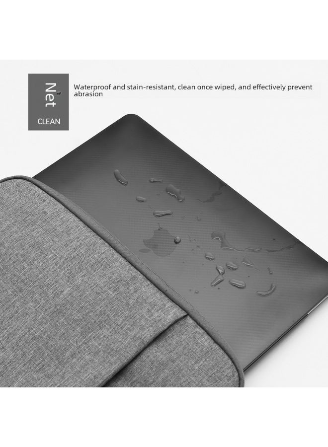 جراب حماية لجهاز Apple Notebook M4 Macbookairpro13 جراب حماية فائق النحافة لجهاز Mac M2 - اللون: غلاف من الألياف على الوجهين - مسحوق فاتح - الطراز المطبق: (مجوف) 2023 air15 (A2941/A3114) - Image 2