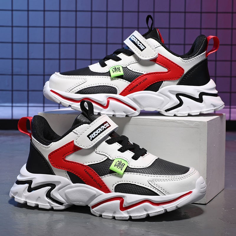 Mesh Sneakers Lightweight Flexible Sole Walking Shoes For Kids Indoor And Outdoor Activities - Image 1