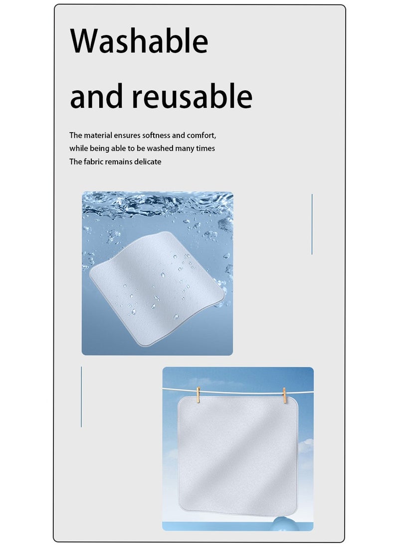 Microfiber Polishing Cloth 2-Pack, Multi-Purpose Cleaning Cloth for Screens, Lenses, Cars, and Jewelry