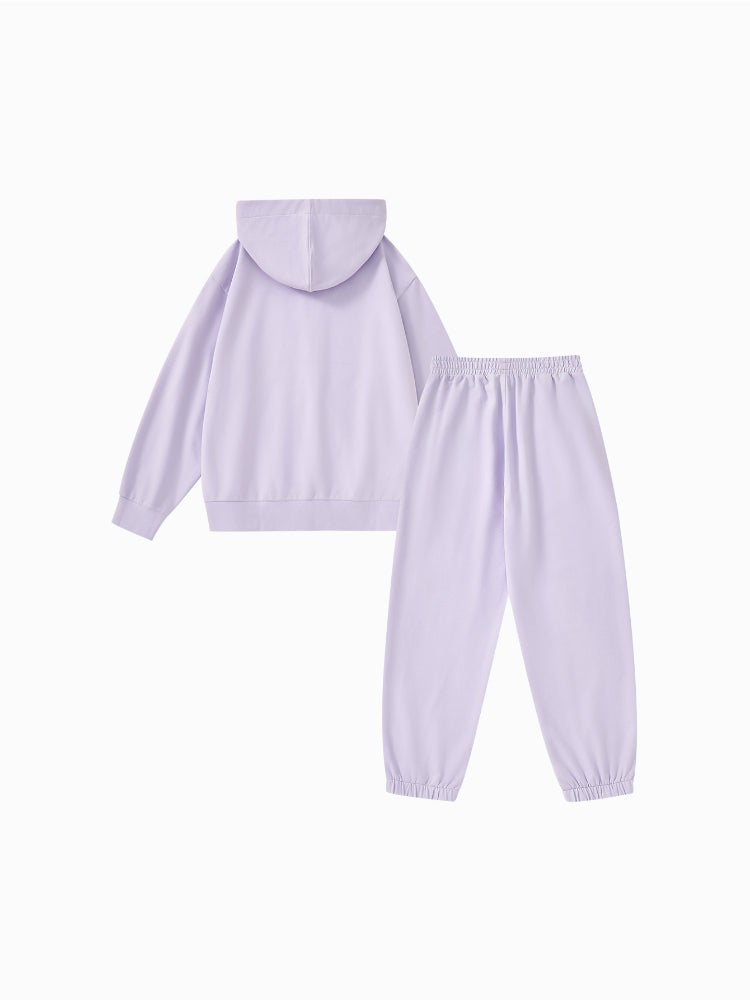 بالابالا طقم من قطعتين - هودي بأكمام طويلة وبنطلون رياضي كاجوال للجنسين - Image 2