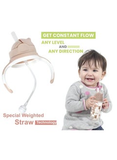 R for Rabbit Premium Bubble Baby Sipper ;10 Fl Oz ; Anti Spill Sippy Cup With Soft Silicone Straw Bpa Free & Non Toxic For Baby;Kids Of 9+ Months (300 Ml Yellow)  - Image 5