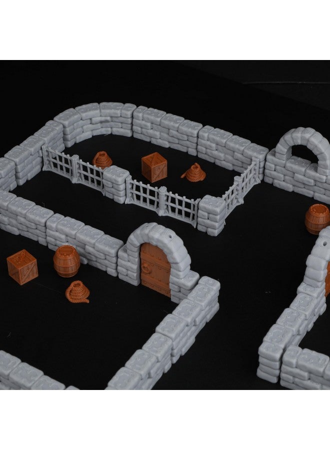 50-Piece Modular Terrain Set for D&D and Pathfinder 28mm  - Image 5
