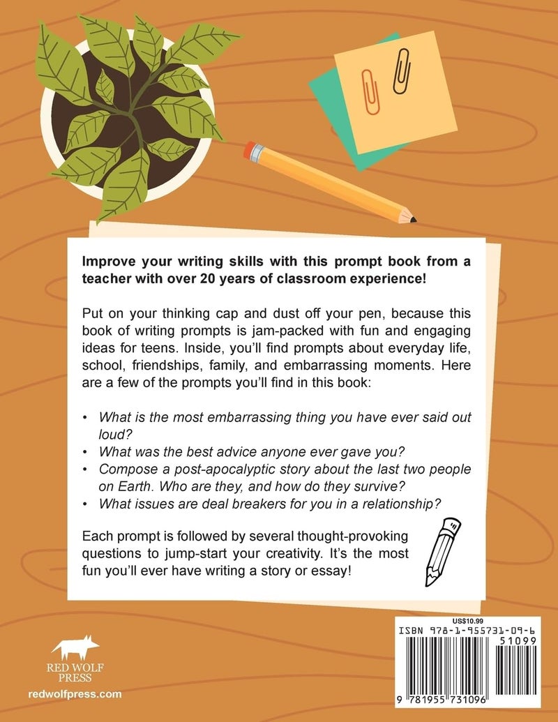 101 Writing Prompts for High School: One-Page Prompts for Stories, Journals, Essays, Opinions, and Writing Assignments: 3 (Mark Trevor's Writing Prompts) - Image 2