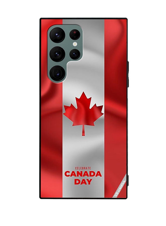 VR CREATIVE Protective Case Cover For Samsung Galaxy S22 Ultra 5G National Flag Design Multicolour - Image 1