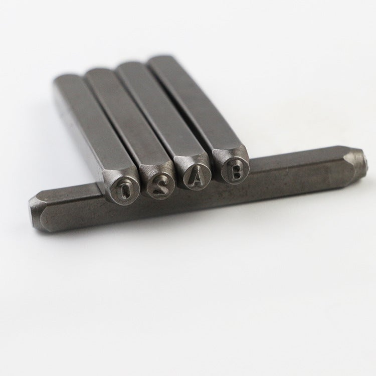 DIY Tools Steel Letters Number Letter Printing Punch 36Pc Letter Punch Alloy Steel Leather(8MM) - Image 4