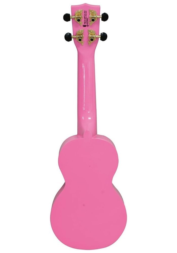 Mahalo Art Pink Smile Soprano Ukulele for Kids & Beginners - Image 2