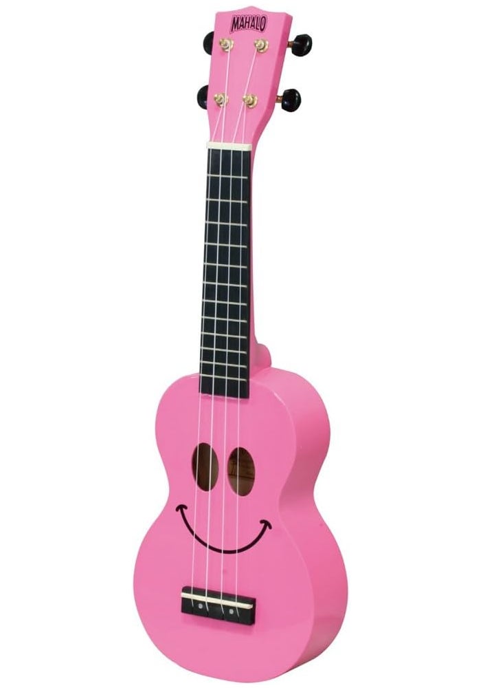 Mahalo Art Pink Smile Soprano Ukulele for Kids & Beginners - Image 4