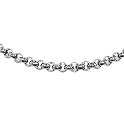 Loralyn Designs 2mm Stainless Steel Rolo Chain Necklace Lobster Clasp Closure (24 Inch) - Image 3