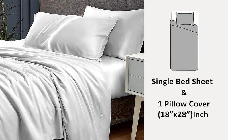 Rajasthan Crafts 110GSM Brushed Micro Fabric Super Soft Elegant Colors Shrinkage & Fade Resistant Single Printed Bedsheet with 1 Pillow Cover (60x90 Inches, Beige Colour), 400 TC - Image 4
