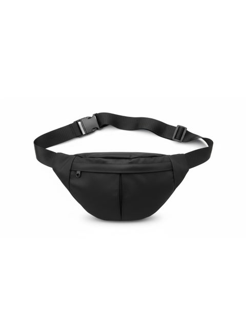 Men's Waterproof Crossbody Bag - Black