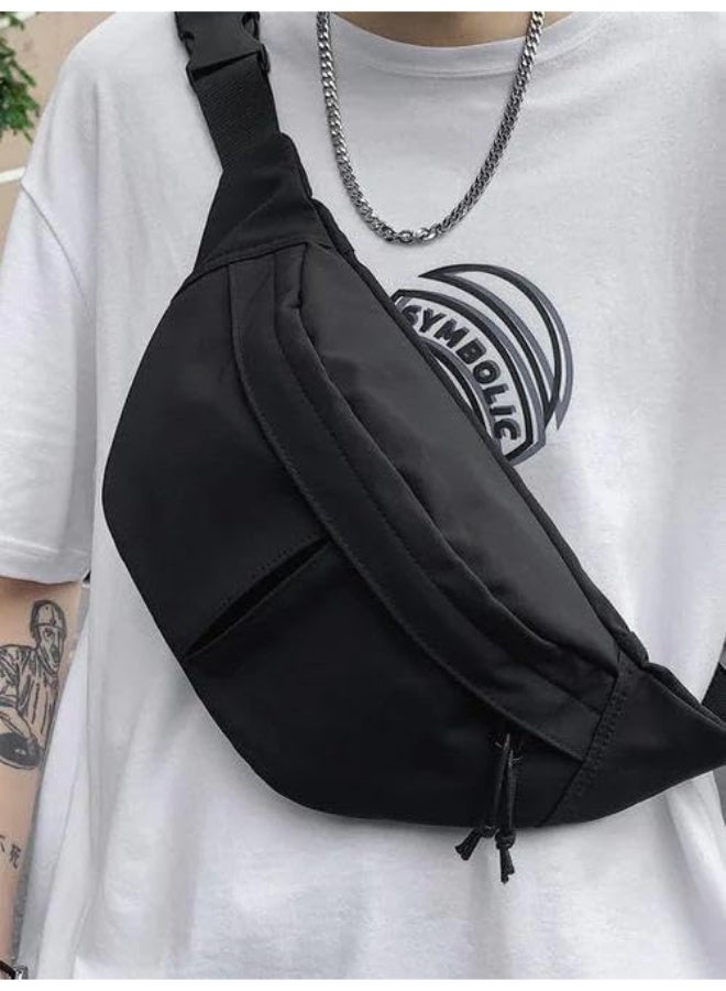 حقيبة كروس و وسط وتر بروف للرجال والنساء – اسود - Image 2