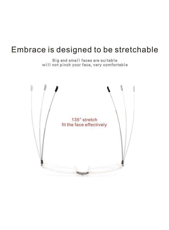 DBEFTLI Folding Reading Glasses - Foldable Portable Readers For Men Women With Case 1 Pair 2.00 - Image 5
