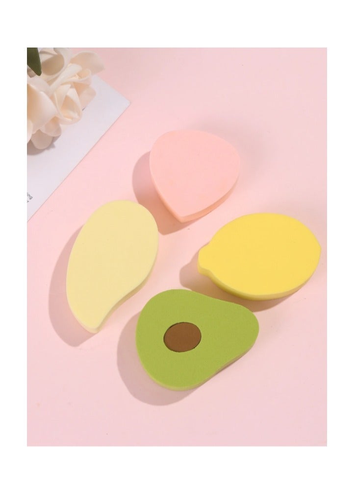 Dual-ended makeup sponge set for all face and body features - Image 1