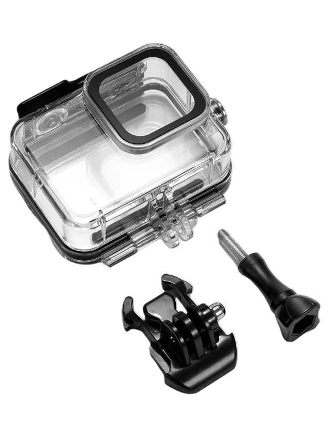NIBEMINENT Waterproof Hard Shell Protective Case Cover Clear/Black  - Image 1