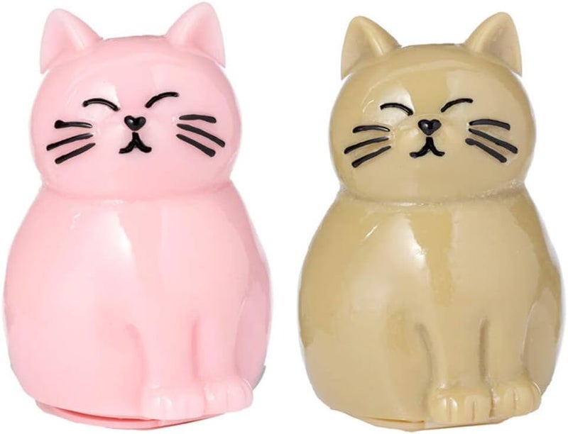 Puckator Cats Life Lip Balm in Cat Shaped Holder Lip Care Stick Balms Chapstick Holiday Essentials For Women Family Lipbalm Moisturiser Exfoliator Cream Pretty Cute Lip Blam Bam