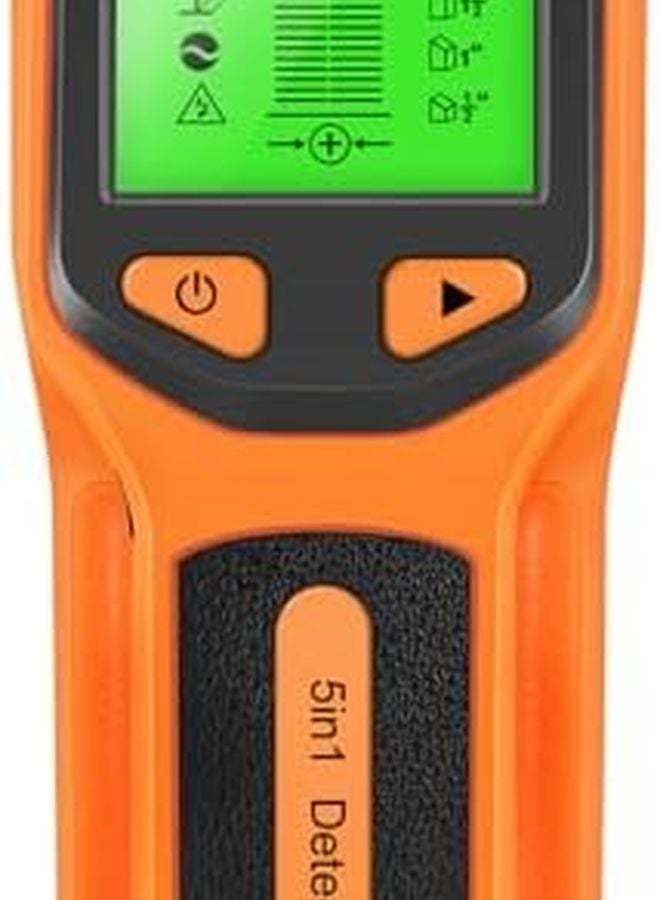 Orange Stud Finder Metal Wood Beam Detector Deep Scan LCD Display for Walls Floors Ceilings - Image 2