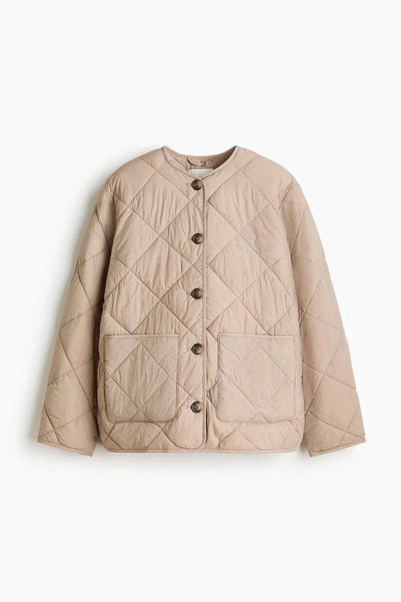 H&M  THERMOLITE® Quilted scarf-detail jacket for Women | Best Price UAE