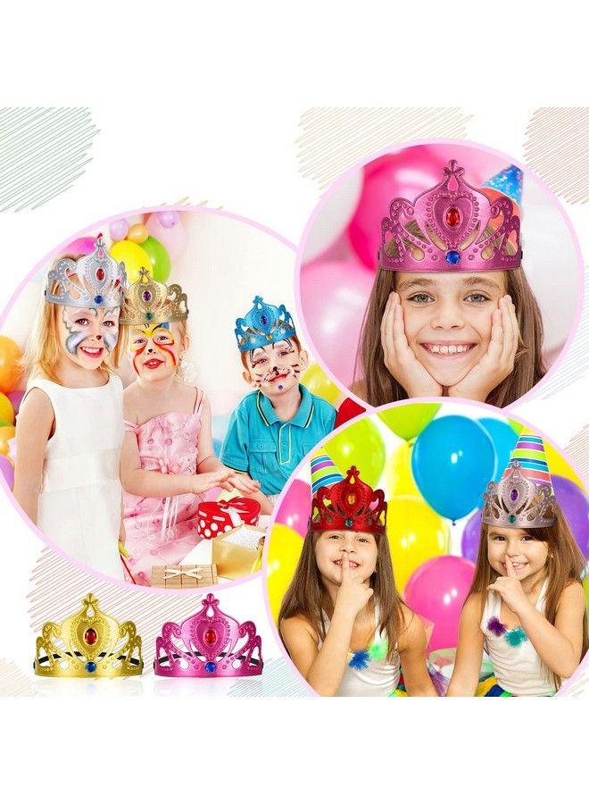 Yaomiao 22 Pieces Diy Crowns Set Include 12 Pieces Foam Princess Crowns And 10 Pieces Crystal Diamond Sticker For Kids () - Image 4