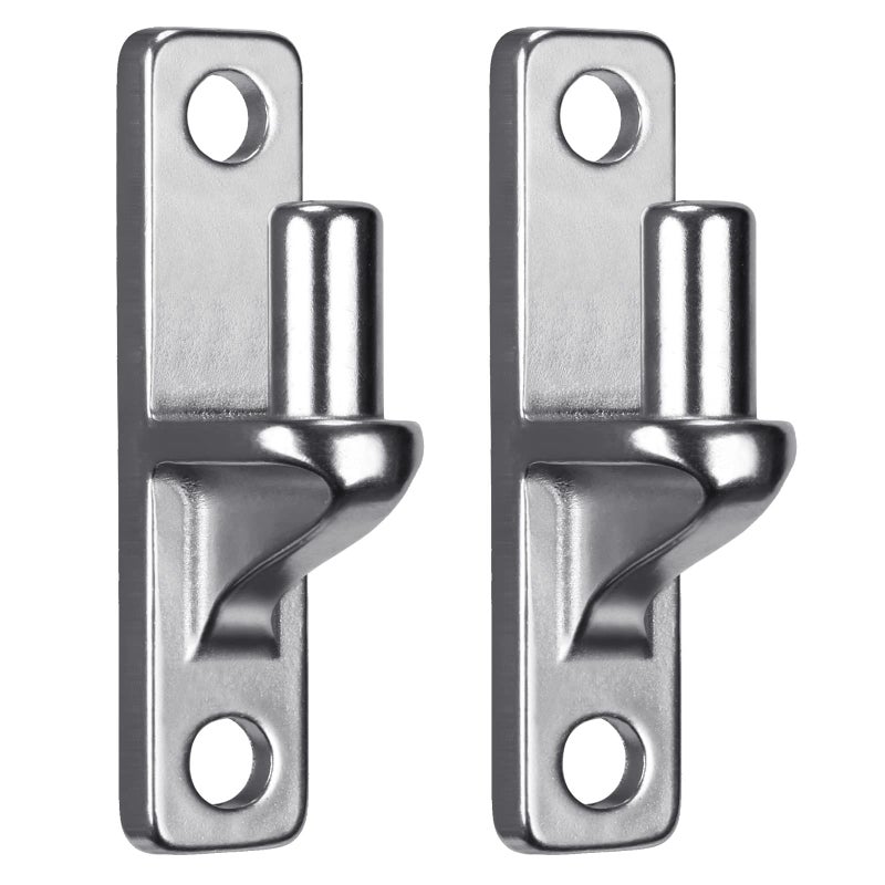 Insaga Cast Gate Hinges Heavy Duty 304 Stainless Steel Wall Mount Hinge With 58 Pin Durable Farm NonWelded Fence Chain Link Fence 2Pcs