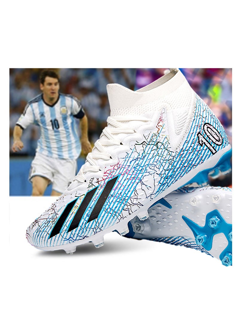 Furtey Football Boots , High quality professional competition Soccer shoes ,  Spike  Athletics Training Shoes , Anti-Skid Outdoor Training Sport Competitive Sneakers Lightweight Breathable Fitness Trainers - Image 1