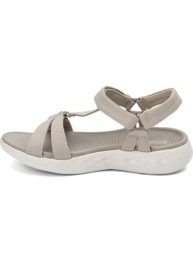 SKECHERS صندل رياضي للنساء On-the-go 600 - بريق، طبيعي، 35 EU - Image 3