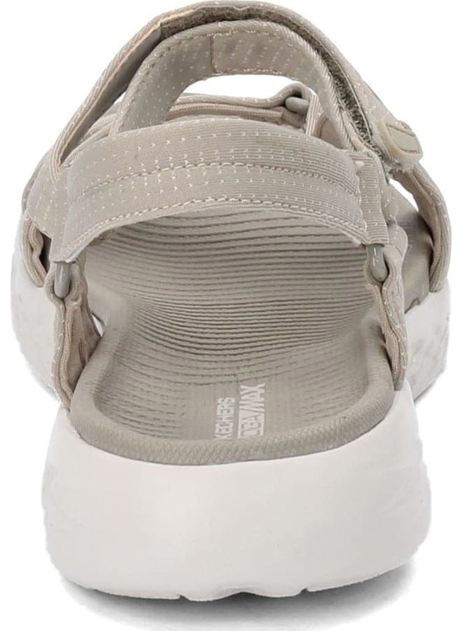 SKECHERS صندل رياضي للنساء On-the-go 600 - بريق، طبيعي، 35 EU - Image 4