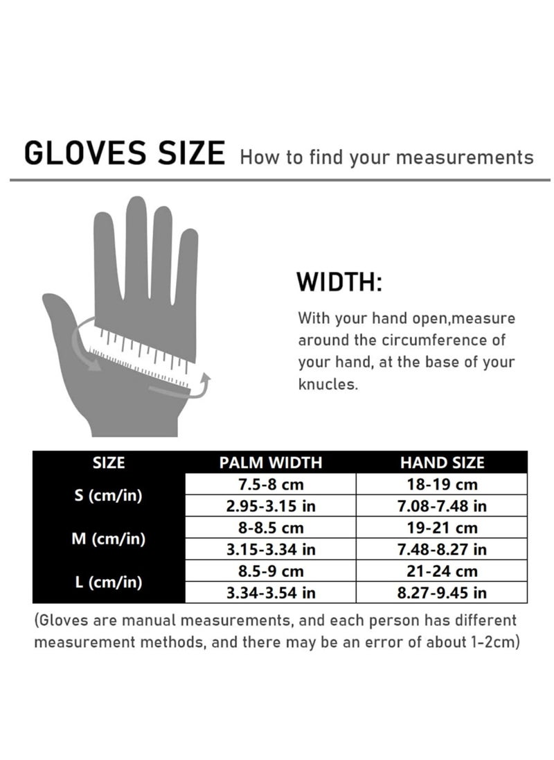 Excefore Gym Gloves, Weight Lifting Gloves for Men and Women, Breathable, Lightweight Gym Gloves for Gym, Cycling, Exercise, Training, Pull ups, Fitness, Climbing and Rowing, Black-Medium  - Image 5