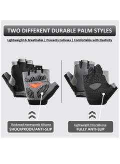 Excefore Gym Gloves, Weight Lifting Gloves for Men and Women, Breathable, Lightweight Gym Gloves for Gym, Cycling, Exercise, Training, Pull ups, Fitness, Climbing and Rowing, Black-Medium  - Image 2