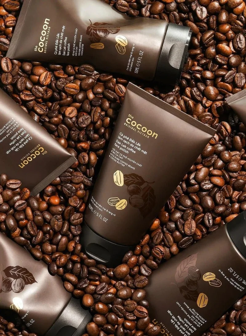 ذا كوكوون أورجنال فيتنام مقشر وجه بالقهوة داك لاك - 150 مل