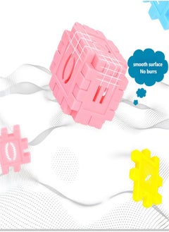 Beautiful Children's Assembled Toys, Building Blocks, Plastic Puzzle Blocks, Puzzle Number Blocks, 3-10 Years Old  - Image 2