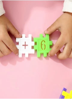 Beautiful Children's Assembled Toys, Building Blocks, Plastic Puzzle Blocks, Puzzle Number Blocks, 3-10 Years Old  - Image 5