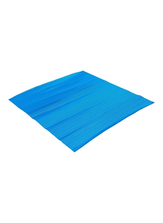 Restaurantware 12" x 12" Rippled Aluminum Foil Food Wrap and Fry Basket Liner: Perfect for Restaurant Take Out, Bakeries, and Food Trucks - Electric Blue Foil Sandwich Wraps - 500-CT - Image 1