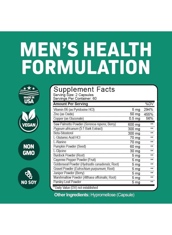 Herbtonics Herbtonics Prostate Support Supplement for Men's Health with Saw Palmetto  - Image 4