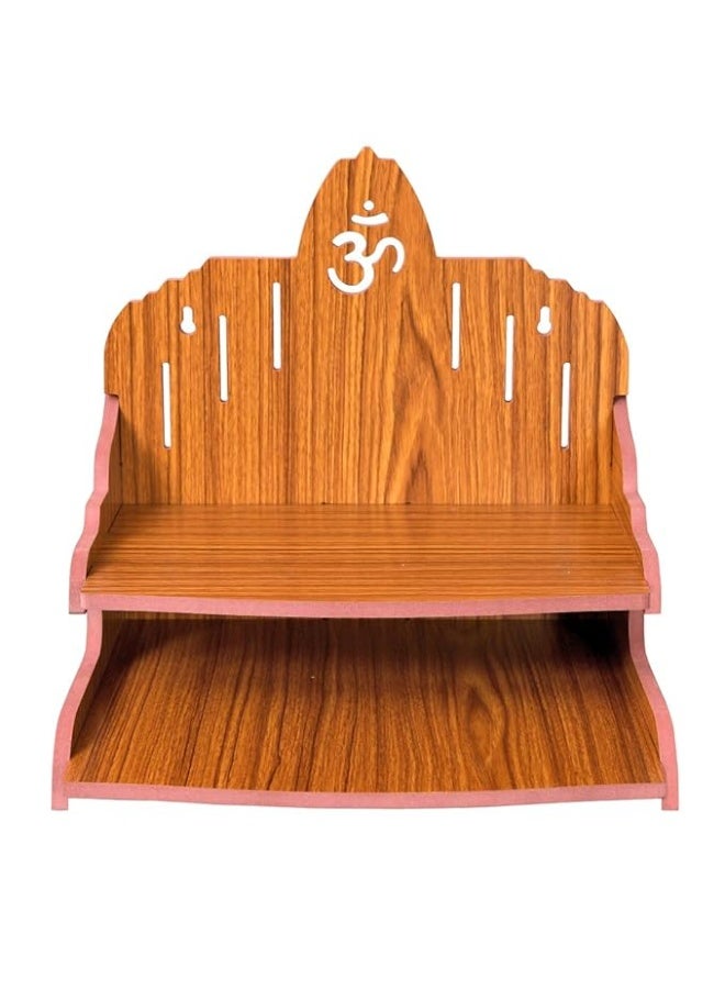 MS Enterprises Wooden Beautiful Plywood Mandir Pooja Room Home Decor Office OR Home Temple Wall Hanging Product (RED D) - Image 3
