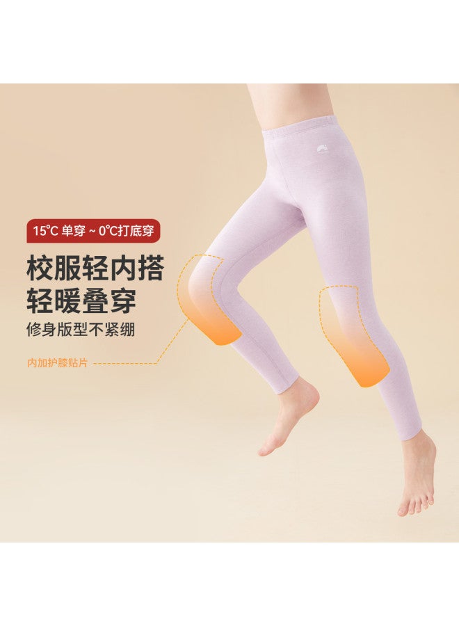 Long time companion mid-weight Fleece-lined Thermal Pants With Cashmere For Boys And Girls - Image 3